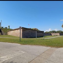 Exterior outside entrance of Fort Moultrie - Sullivan's Island, South Carolina Exterior outside entrance of Fort Moultrie - Sullivan's Island, South Carolina
