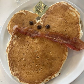 Oasis Cafe - Mickey Mouse pancake and bacon - Breakfast & Brunch Near Me - Stillwater, Minnesota Oasis Cafe - Mickey Mouse pancake and bacon - Breakfast & Brunch Near Me - Stillwater, Minnesota