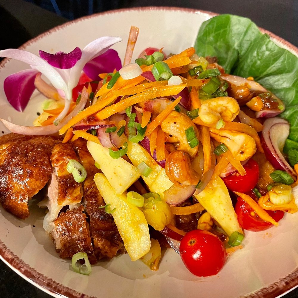 Valla Table - Crispy Duck Salad - Thai Near Me - New York, New York Valla Table - Crispy Duck Salad - Thai Near Me - New York, New York