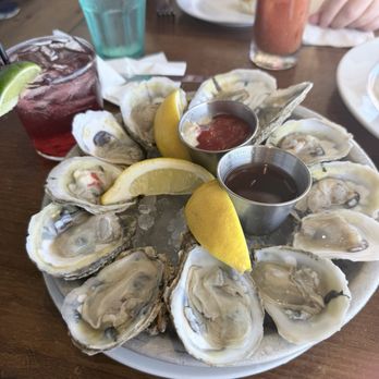 Riva Fish House - A dozen oysters and a half shell - Seafood Near Me - Santa Cruz, California Riva Fish House - A dozen oysters and a half shell - Seafood Near Me - Santa Cruz, California
