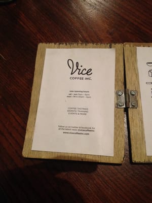 Vice Coffee Inc by null