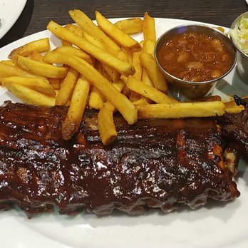 Hard Rock Cafe - Full Rack Baby Back Ribs - Ribs and Fries perfect, slaw and beans tasted off - Burgers Near Me - Honolulu, Hawaii Hard Rock Cafe - Full Rack Baby Back Ribs - Ribs and Fries perfect, slaw and beans tasted off - Burgers Near Me - Honolulu, Hawaii