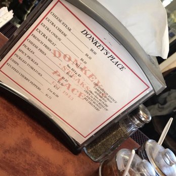 Donkey's Place - Menu - Cheesesteaks Near Me - Camden, New Jersey