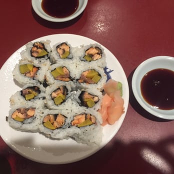 Ajishin - Salmon skin roll, made upon request - Sushi Bars Near Me - Novi, Michigan Ajishin - Salmon skin roll, made upon request - Sushi Bars Near Me - Novi, Michigan