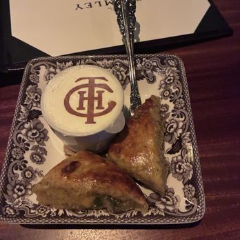 Chumley House - Complementary tea and scones served before dinner - Steakhouses Near Me - Fort Worth, Texas