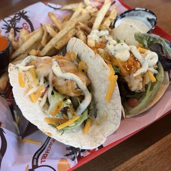 Coconut Joe's Beach Grill - Baja fish tacos (mahi) - Seafood Near Me - Folly Beach, South Carolina Coconut Joe's Beach Grill - Baja fish tacos (mahi) - Seafood Near Me - Folly Beach, South Carolina