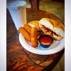 Bacon Egg & Cheese with Mozzarella Sticks