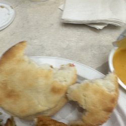 Bojangles - Biscuit was raw in the middle (sorry for the blurry picture)