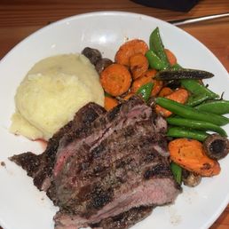 grilled steak plate