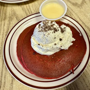 BabyStacks Cafe - Mountains Edge - Red Velvet Pancakes - Breakfast & Brunch Near Me - Las Vegas, Nevada BabyStacks Cafe - Mountains Edge - Red Velvet Pancakes - Breakfast & Brunch Near Me - Las Vegas, Nevada