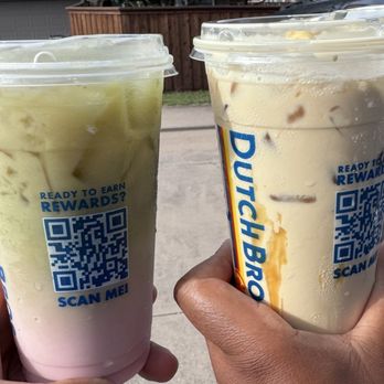 Dutch Bros Coffee - Raspberry Lavender Matcha X Golden Eagle Latte - Juice Bars & Smoothies Near Me - Lewisville, Texas Dutch Bros Coffee - Raspberry Lavender Matcha X Golden Eagle Latte - Juice Bars & Smoothies Near Me - Lewisville, Texas