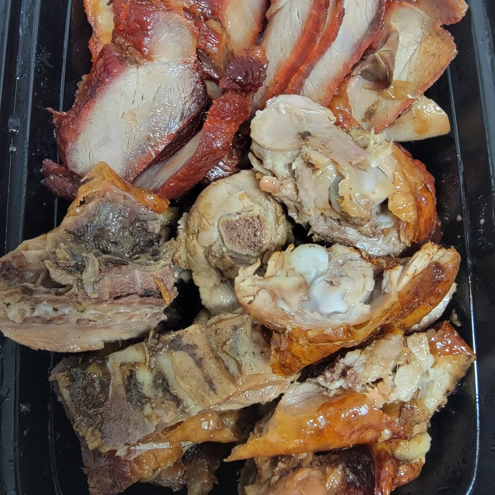 HK BBQ House - Combination Platter, duck all bones, no meat. Greasy - Cantonese Near Me - Riverside, California HK BBQ House - Combination Platter, duck all bones, no meat. Greasy - Cantonese Near Me - Riverside, California