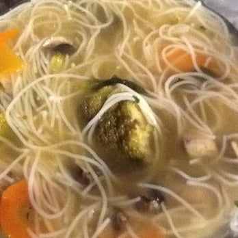 Bamboo Bistro - Huge bowl of Thom Yam! I'll be having the rest for lunch tomorrow! - Asian Fusion Near Me - Austin, Texas