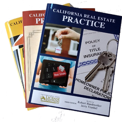 Our Ultimate real estate license package includes high quality textbooks.  Easy to read and understand!