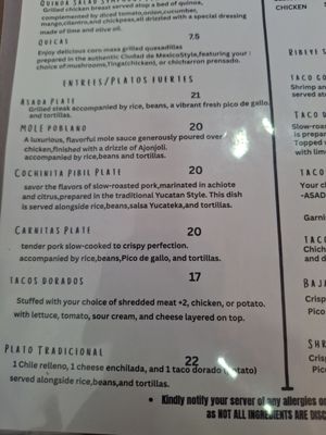 Menu photo 6 Amores Claremont, CA