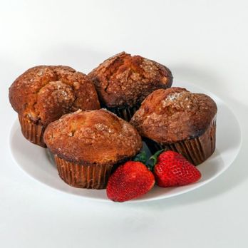 S and R Breads - a plate of muffins and strawberries - Bakeries Near Me