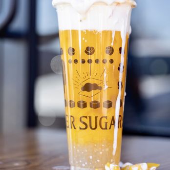 Tiger Sugar - Cary - a closeup of a glass of beer - Bubble Tea Near Me - Cary, North Carolina