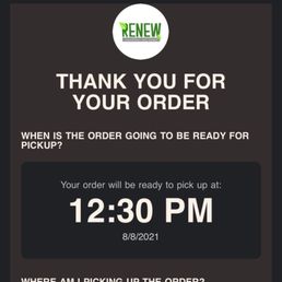 My online order My online order