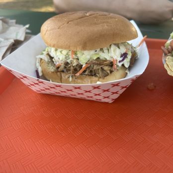 Bishop's Pumpkin Farm - Pulled pork - Christmas Trees Near Me - Wheatland, California