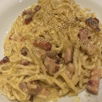 Trattoria Toscana - Carbonara - 5/10 Disappointingly salty... - Italian Near Me - Temecula, California Trattoria Toscana - Carbonara - 5/10 Disappointingly salty... - Italian Near Me - Temecula, California