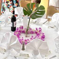 Rehearsal Dinner Hawaiian Bud Vase