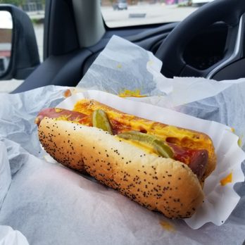Chuck Wheeler's Vienna Beef Red Hots - a hot dog in a bun - Hot Dogs Near Me - Gary, Indiana Chuck Wheeler's Vienna Beef Red Hots - a hot dog in a bun - Hot Dogs Near Me - Gary, Indiana