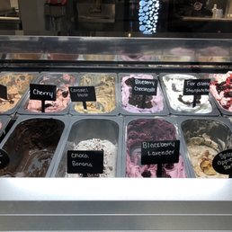 a variety of gelatos a variety of gelatos