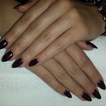 Nail Studio - Nails done to perfection by Tiffany! Beautiful gel polish on top of a nice stiletto-ish shape! Ready for fall! - Nail Salons Near Me - Suwanee, Georgia Nail Studio - Nails done to perfection by Tiffany! Beautiful gel polish on top of a nice stiletto-ish shape! Ready for fall! - Nail Salons Near Me - Suwanee, Georgia