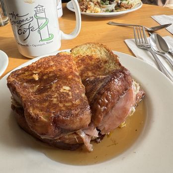 The Greenery Cafe - Perfectly delicious breakfast (Monte Cristo) - Breakfast & Brunch Near Me - Ogunquit, Maine