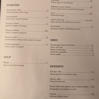 D'vijff Vlieghen - Modern European Near Me - Amsterdam, New Hampshire