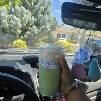 Compound Coffee - This is the matcha drink known as the FREXXO 151 - Food Trucks Near Me