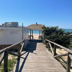 Camino Natural de Rota - Path that leads to the restaurant Chiringuito las dunas