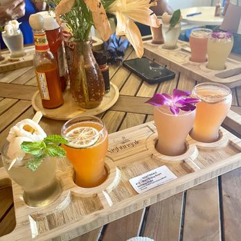 Nightingale - Mimosa Flight - Lychee, Nightingale, Guava, & Blood Orange (Left to Right) - Breakfast & Brunch Near Me - Huntington Beach, California Nightingale - Mimosa Flight - Lychee, Nightingale, Guava, & Blood Orange (Left to Right) - Breakfast & Brunch Near Me - Huntington Beach, California