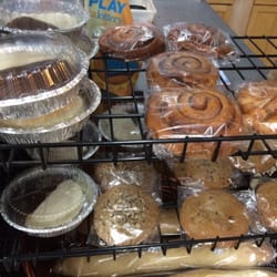 J Market - Black and White cookies, cinnamon rolls, chocolate chip cookies and fresh bread. Made by Doughboys and carried at J Mart!