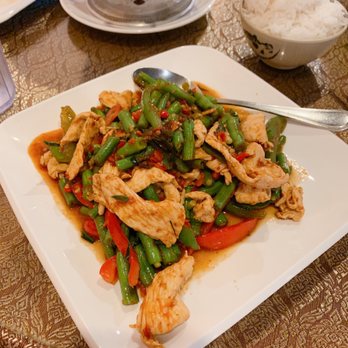 Thai Table Time - Pad Prink Khing LEVEL 15 spicy!!! - Thai Near Me - Oceanside, California