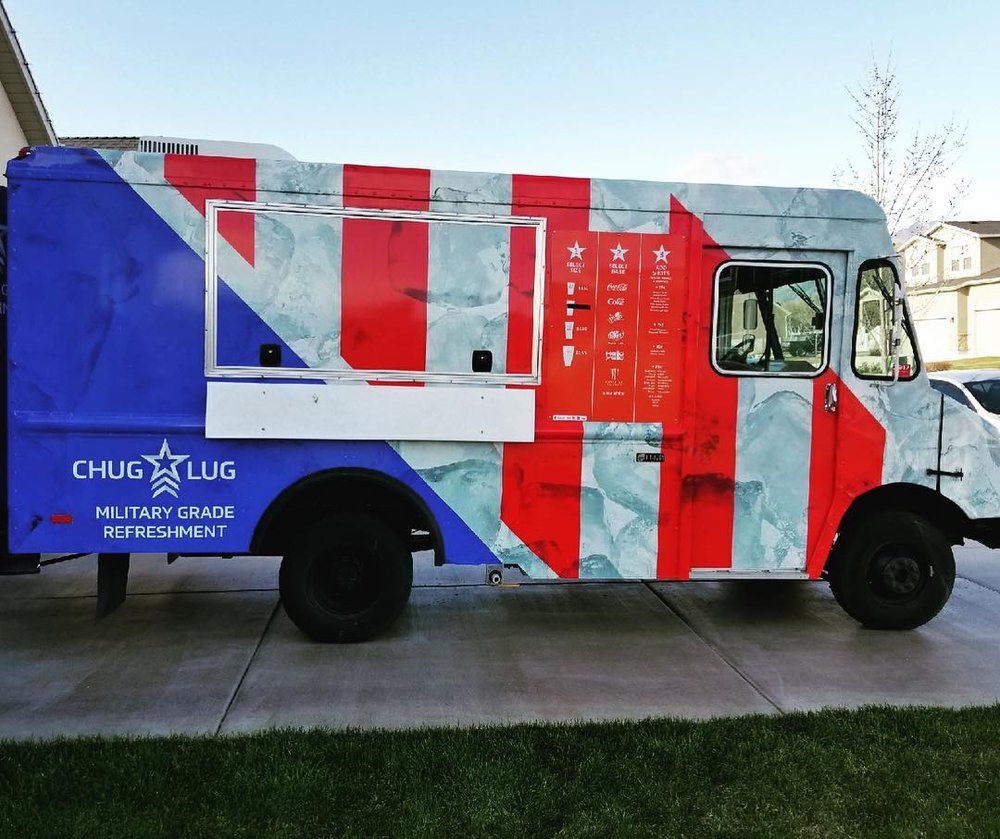 Chug-a-Lug Truck Logo
