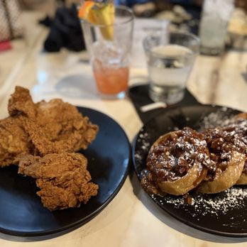 Kitchen + Kocktails By Kevin Kelley - Chicken and waffles butter pecan - Southern Near Me - Miami, Florida Kitchen + Kocktails By Kevin Kelley - Chicken and waffles butter pecan - Southern Near Me - Miami, Florida