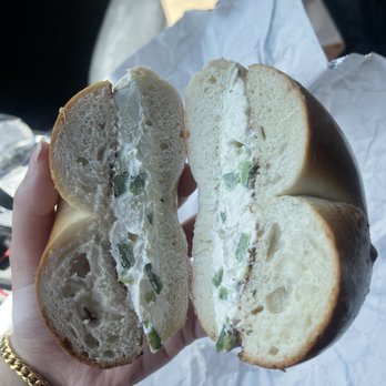Rosko's Bagels & Waffles - Bagel with Jalapeno Cream Cheese - Bagels Near Me - Jackson, New Jersey