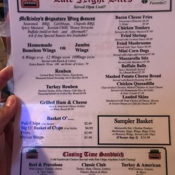 McKinley's Restaurant & Pub - Late night bites - Irish Pub Near Me - Clayton, North Carolina