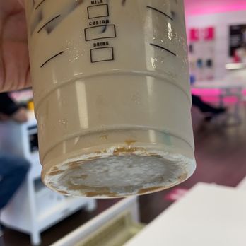 Starbucks - A "caramel cloud macchiato" wrong lid, terrible attempt - Coffee & Tea Near Me - Winston Salem, North Carolina Starbucks - A "caramel cloud macchiato" wrong lid, terrible attempt - Coffee & Tea Near Me - Winston Salem, North Carolina