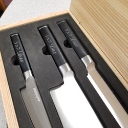 QCI Hills Laser Marking - Laser Marking on custom knife handles.