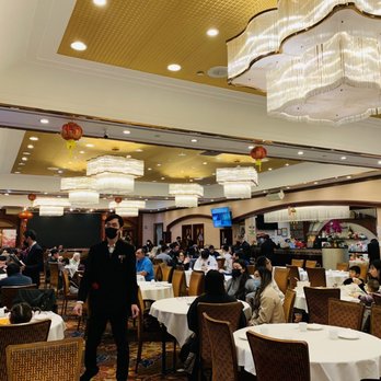 Happy Harbor - Red lanterns amid the glistening chandeliers for Chinese New Year 2022 :) ! - Dim Sum Near Me - Rowland Heights, California