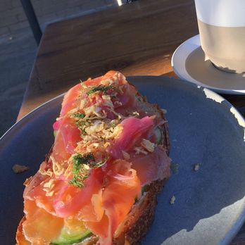 Renegade By Devout Coffee - Smoked Salmon on toast - Coffee & Tea Near Me - Fremont, California Renegade By Devout Coffee - Smoked Salmon on toast - Coffee & Tea Near Me - Fremont, California