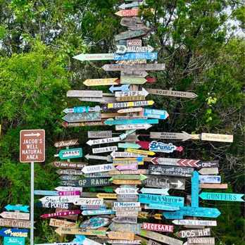 Jacobs Well Natural Area - Well marked road - Parks Near Me - Wimberley, Texas