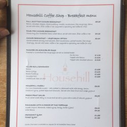 Househill Cafe - Breakfast menu