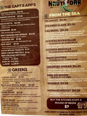 Menu photo 2 The Nauti Oar Port Richey, FL