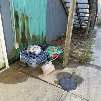 Satellite Cafe - Junk that is left in the back and sides of their premises. - Breakfast & Brunch Near Me - Ocean City, Maryland