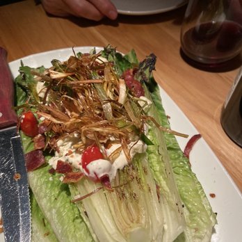 Fire + Wine - Grilled Romaine Salad - Tapas/Small Plates Near Me - Glen Ellyn, Illinois Fire + Wine - Grilled Romaine Salad - Tapas/Small Plates Near Me - Glen Ellyn, Illinois
