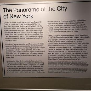 Queens Museum - Description of the Panorama Of the City of New York - Museums Near Me - Corona, New York