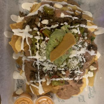 I Love Micheladas - Nachos you can choose mild hot and very hot sauce. - Cocktail Bars Near Me - Canoga Park, California I Love Micheladas - Nachos you can choose mild hot and very hot sauce. - Cocktail Bars Near Me - Canoga Park, California